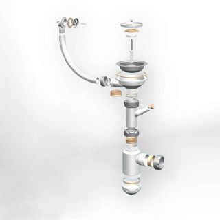 Сифон Granula  для кухонной мойки  СФ-0021